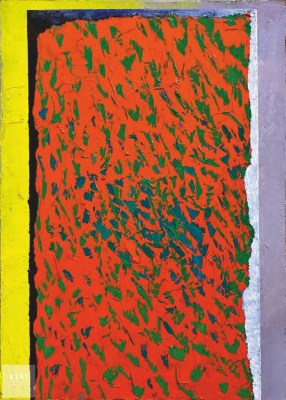 Ernest Zawada, Refleksy, 100 x 70 cm, olej na płótnie, 2017 r.